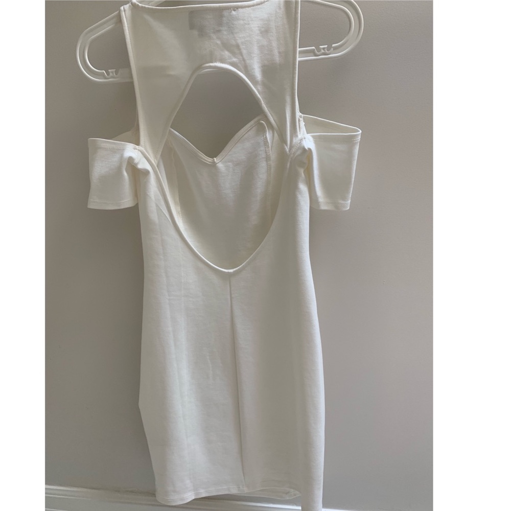 Nasty Gal White Cut Out Mini Dress - Picture 3 of 4